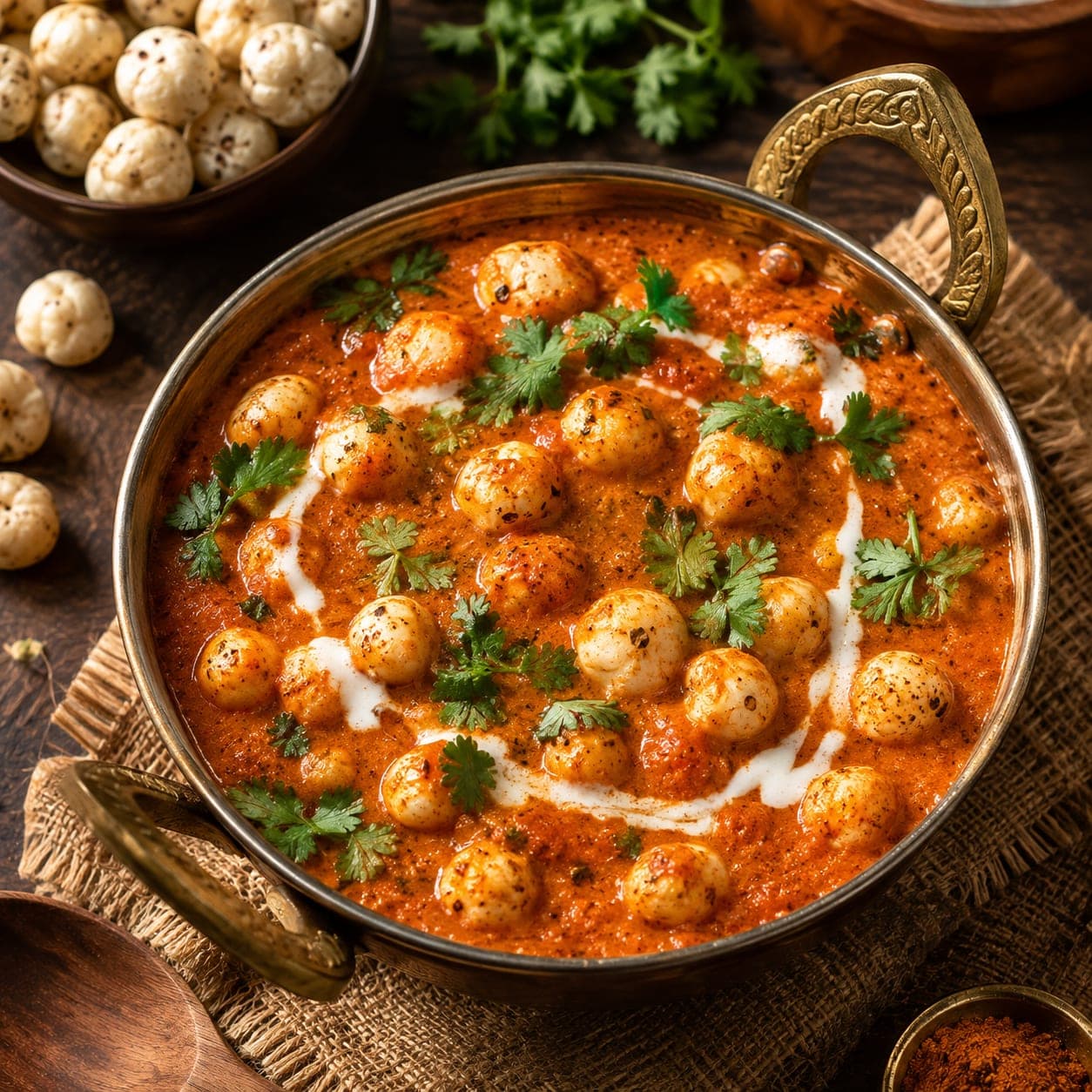Makhana in curry